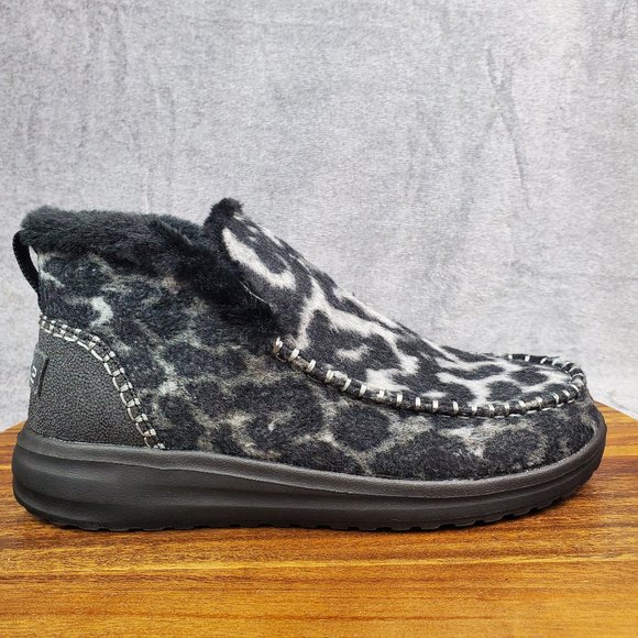 hey dude shoes womens fur lined